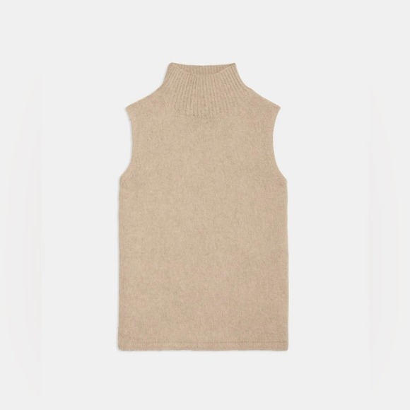 Theory Turtleneck Sweater Vest Brushed Wool (size S) - Picture 5 of 9